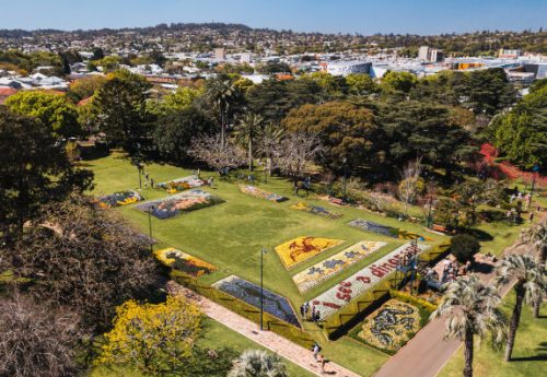Aerial view of Laurel Bank Park